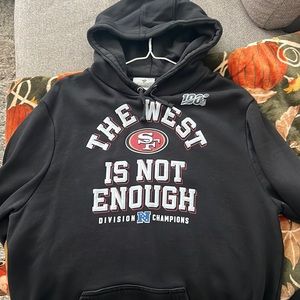 49ers fanatics Division championship hoodie black